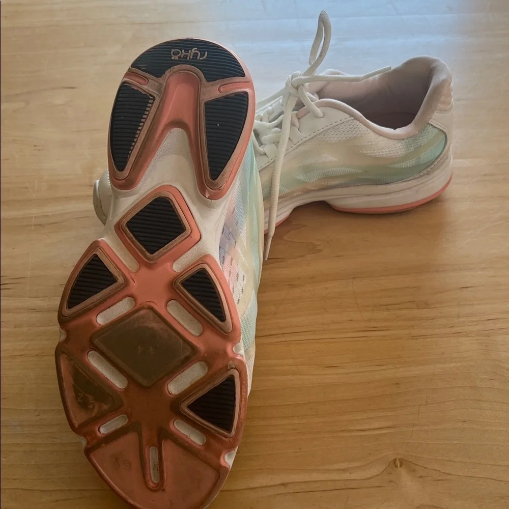 Ryka Women's White and Pastel Sneakers - Picture 5 of 6